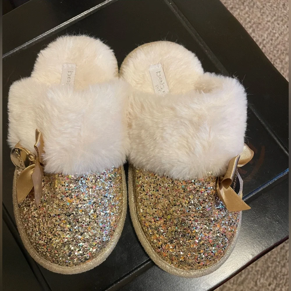 bebe sparkly gold